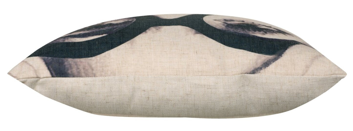 Portrait Accent Pillow - Beige  | Coussin décoratif avec portrait - beige | FL1030DP