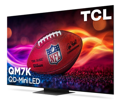TCL 65 QM7K QD Mini-LED QLED 4K UHD Smart Google TV (65QM7K) - Modèle 2025 | Téléviseur intelligent QLED Mini DEL TCL QD QM7K UHD 4K de 65 po avec Google TVMC (65QM7K) - modèle 2025