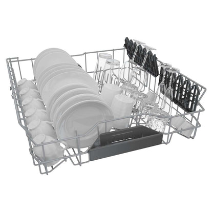 Lave-vaisselle Bosch de série 300 de 24 po avec 3e panier - SHE53B75UC  | Bosch 300 Series 24 Dishwasher with Third Rack - SHE53B75UC | SHE53B7U