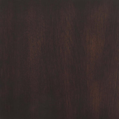 Ricci 48 Table de canapé moderne avec plateau en verre – Espresso avec pieds arqués | Table de salon moderne Ricci de 48 po avec dessus en verre - espresso avec pattes arquées