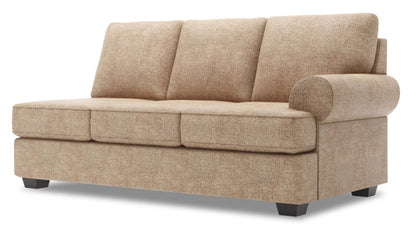 Canapé droit Roll de la collection Sofa Lab - Luxury Taupe | RO122893