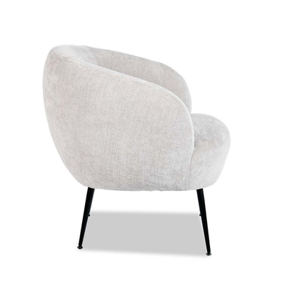 Fauteuil d'appoint en tissu boucle Nova 28.7 – gris clair | Fauteuil d'appoint Nova de 28,7 po en tissu bouclé - gris clair