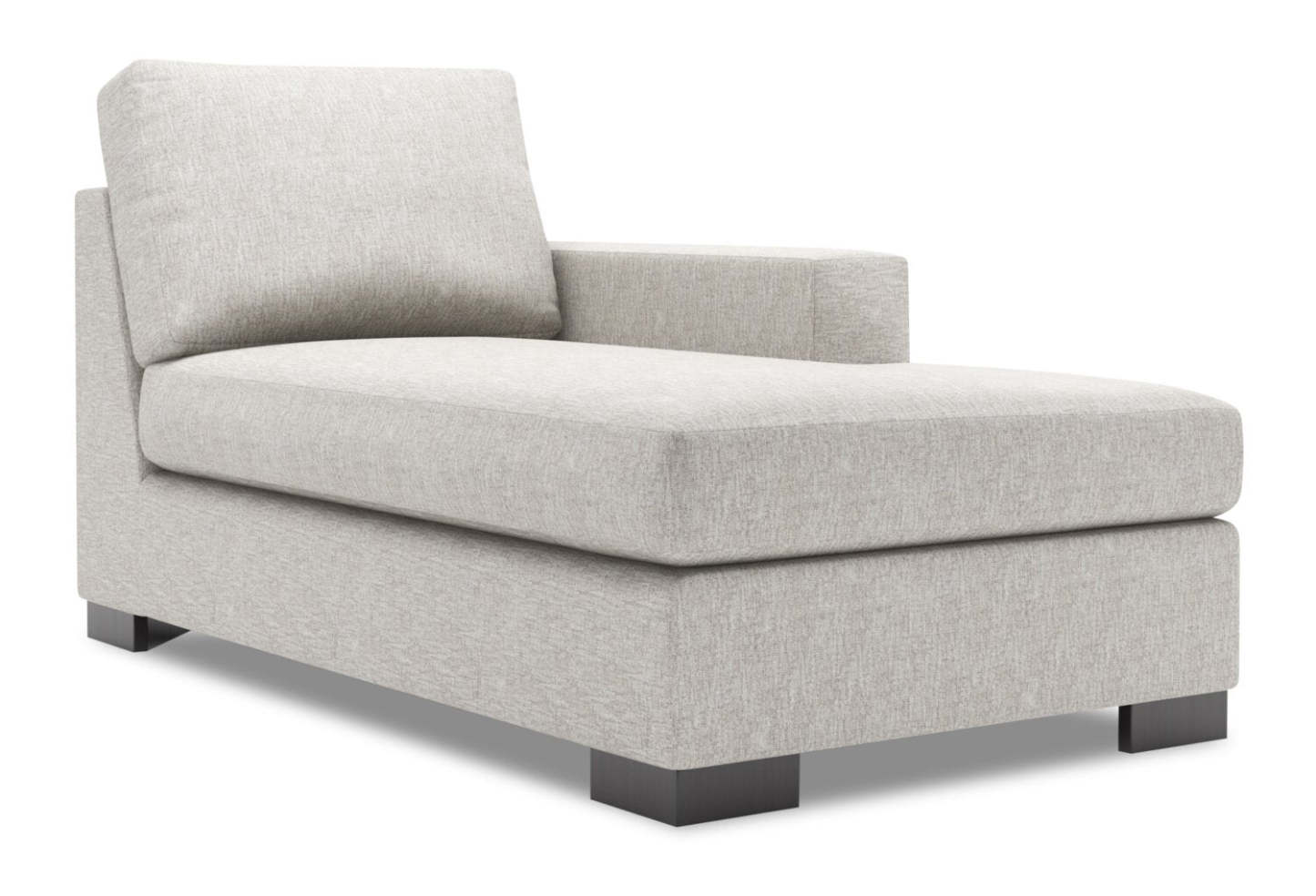 Sofa Lab Track RAF Chaise - Luxe Argent | Fauteuil long gauche Track de la collection Sofa Lab - Luxe Argent | TR282793
