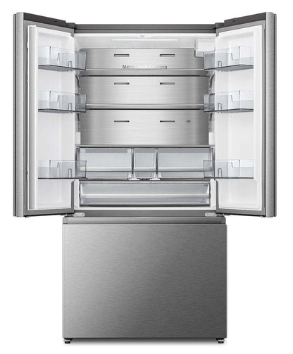 Réfrigérateur Hisense de 36 po et de 22,4 pi³ à portes françaises - acier inoxydable - RF225C3CSEI | Hisense 36 22.4 Cu. Ft. French-Door Refrigerator - Stainless Steel - RF225C3CSEI