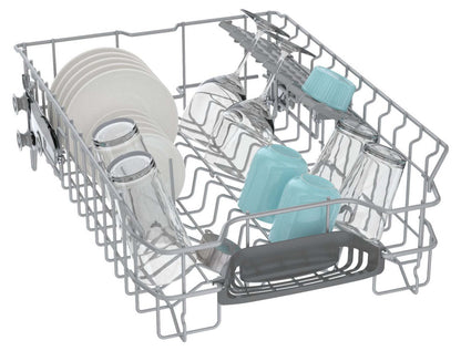 Bosch Lave-vaisselle intelligent à commande frontale série 18 300 avec PrecisionWash® et troisième panier - SPE53C55UC | Lave-vaisselle intelligent Bosch série 300 de 18 po avec commandes à l'avant, PrecisionWash et 3e panier - SPE53C55UC | SPE535UC