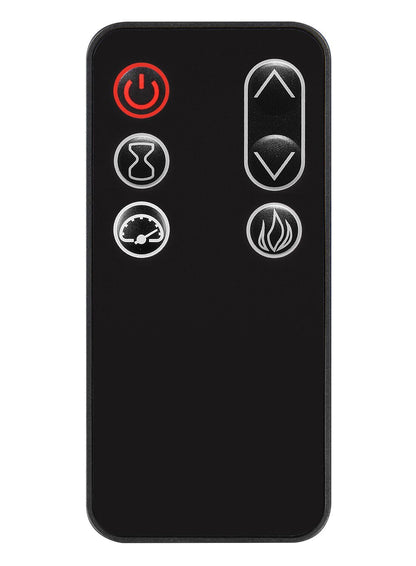 Meuble pour téléviseur moderne Breya de 64 po avec foyer électrique, rangement et recharge USB pour téléviseurs jusqu'à 70 po - gris