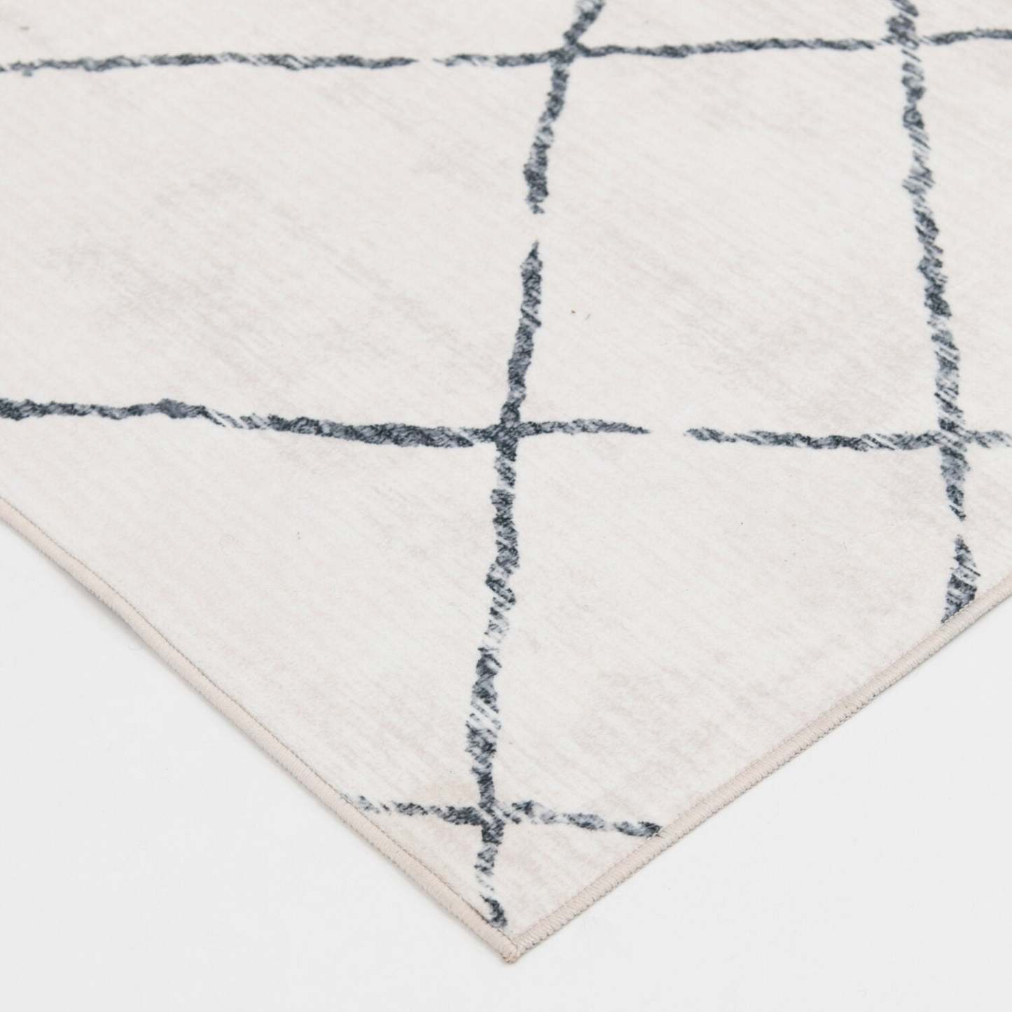 Tapis lavable ivoire Selin – 5' x 7' | Tapis Selin ivoire lavable - 5 pi x 7 pi