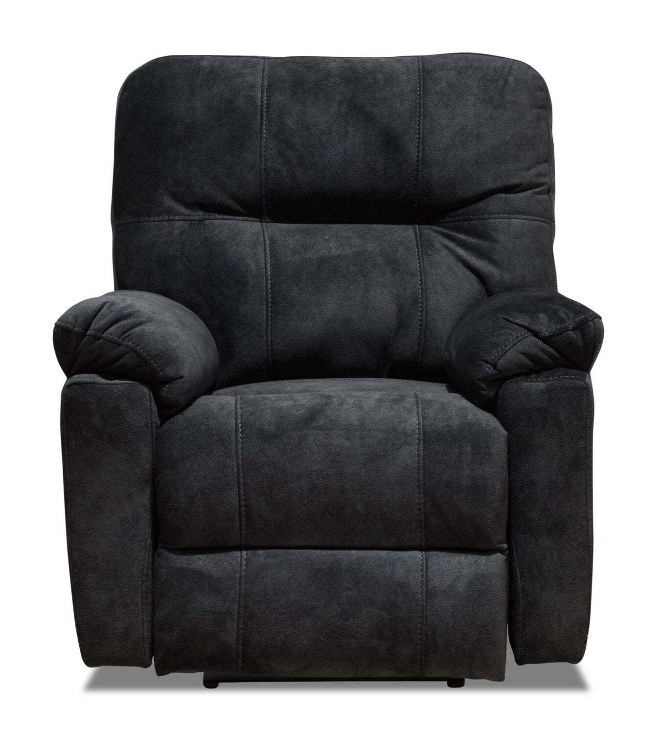 Fauteuil à inclinaison électrique Gybson de 38 po fabriqué au Canada en tissu - gris graphite