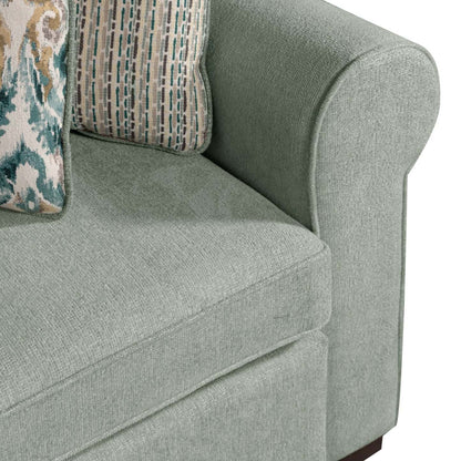 Scott Living Haven 2-Piece Right-Facing Chenille Fabric Sectional - bleu écume de mer | Sofa sectionnel de droite Haven de Scott Living 2 pièces en tissu de chenille - bleu écume de mer