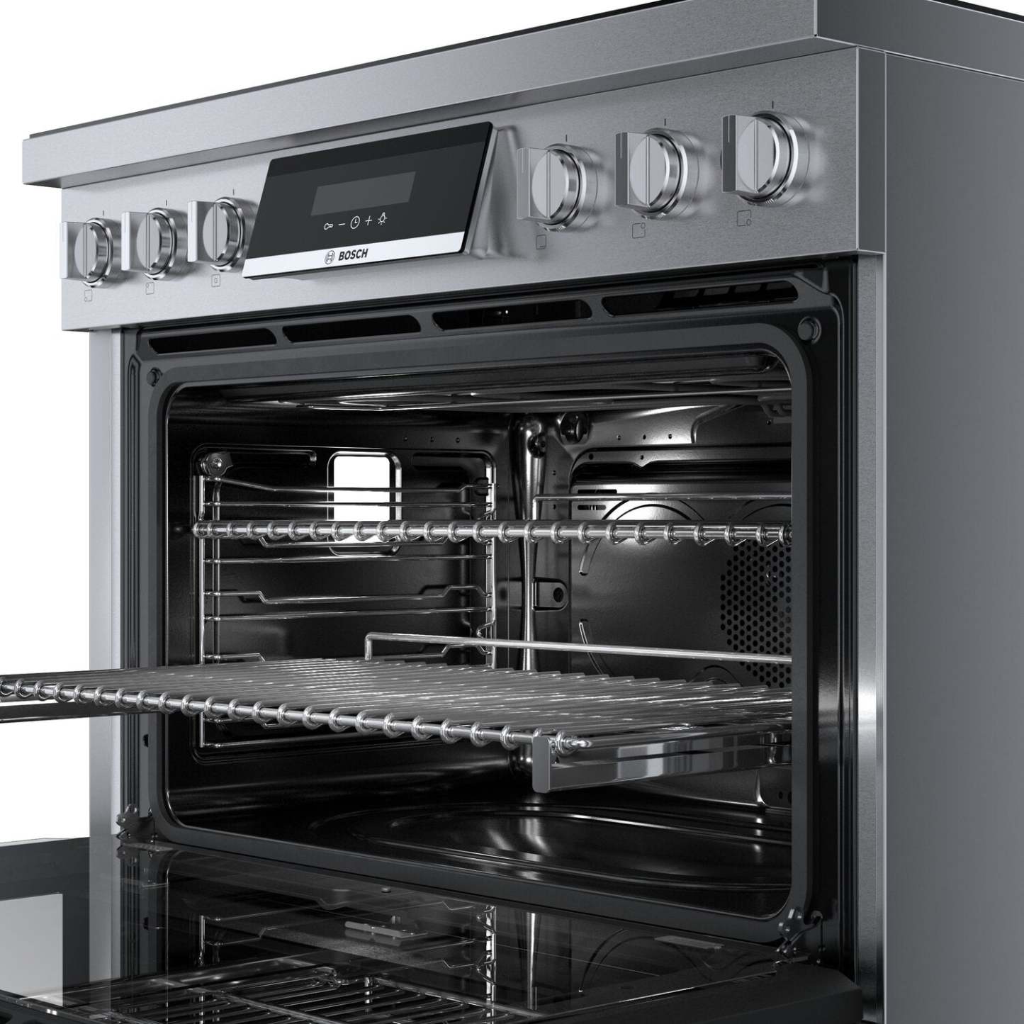 Cuisinière électrique à induction Bosch de série 800 de 3,7 pi3 - HIS8655C | SON8655C
