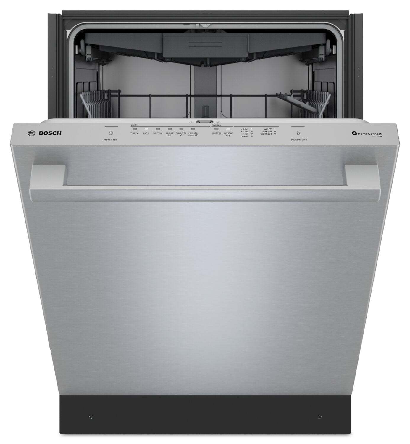 Bosch 800 Series 24'' Smart Dishwasher with Third Rack - Anti Fingerprint Stainless Steel - SHX78DM5N | Lave-vaisselle intelligent Bosch de série 800 de 24 po avec 3e panier - acier inoxydable résistant aux traces de doigts - SHX78DM5N | SHX78DMN