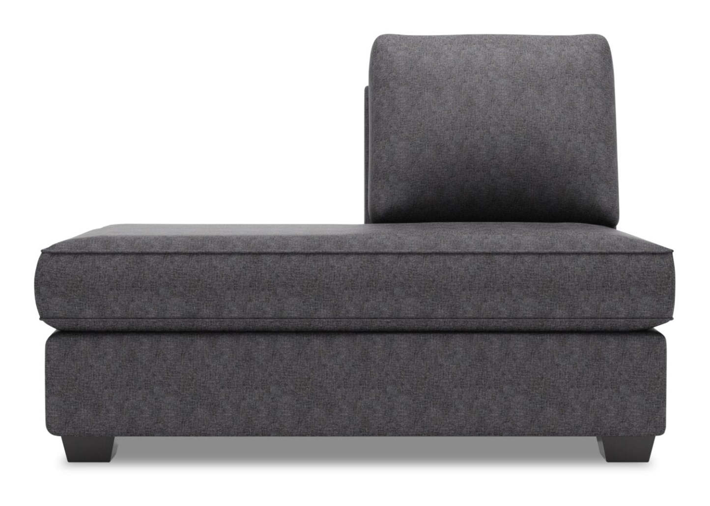 Sofa Lab Roll LAF Chaise Return - Charbon de luxe | Rallonge pour fauteuil long de gauche Roll de la collection Sofa Lab - Charbon de luxe | RO272993