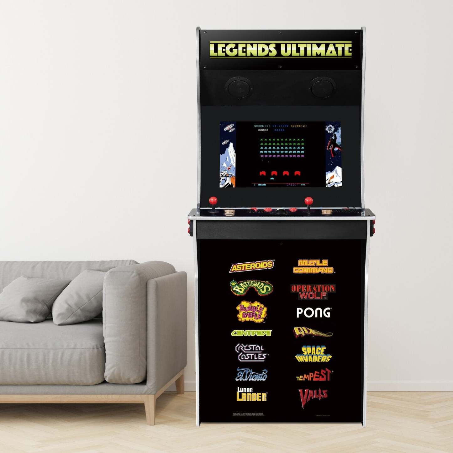 Armoire d'arcade de jeu AtGames Legends Ultimate HD 300 | Borne d'arcade Legends Ultimate HD de AtGames avec 300 jeux