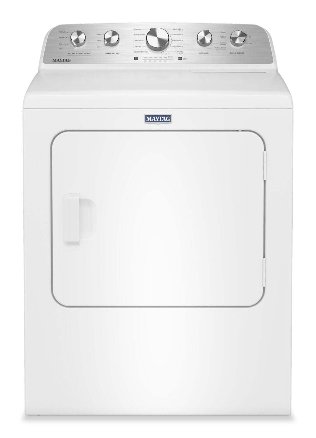Maytag 7,0 Cu. Fort. Sécheuse électrique Pet Pro - Blanc - YMED5605RW | Sécheuse électrique Animal Pet Pro de Maytag de 7,0 pi3 - blanche - YMED5605RW