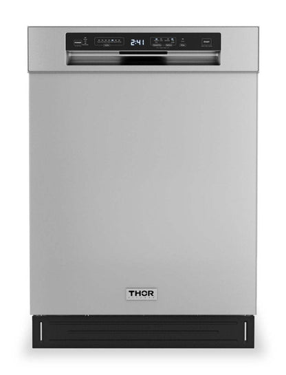 Lave-vaisselle Thor Kitchen de 24 po avec commandes à l’avant - acier inoxydable - ADW24PF | ADW24PFS