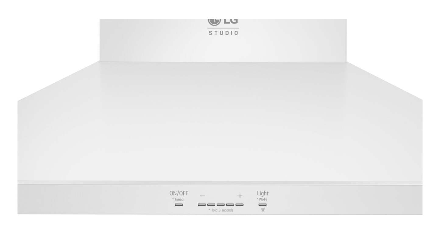 LG Studio 30 600 CFM Hotte Cheminée Murale Intelligente - Essence Blanche - LSHD3080N | Hotte cheminée intelligente de cuisinière LG Studio de 30 po et de 600 pi3/min - essence blanche - LSHD3080N | LSHD3080