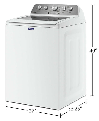 Laveuse Maytag à chargement par le haut de 5,5 pi³ - blanche - MVW5430MW | Maytag 5,5 Cu. Fort. Laveuse à chargement par le haut - Blanc - MVW5430MW