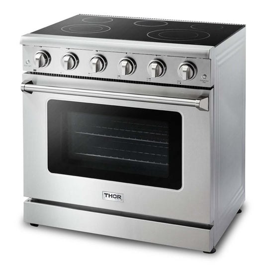 Cuisinière électrique professionnelle Thor Kitchen 36 - HRE3601 | Cuisinière électrique professionnelle Thor Kitchen de 36 po - HRE3601 | HRE3601S