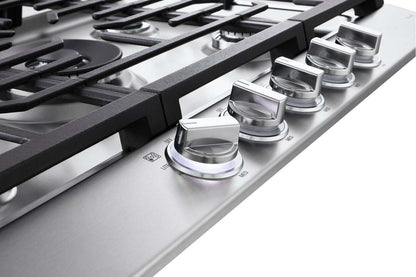 Table de cuisson au gaz LG 30 à 5 éléments - Acier inoxydable anti-taches - CBGJ3027S | Table de cuisson à gaz LG de 30 po à 5 éléments - acier inoxydable résistant aux taches - CBGJ3027S