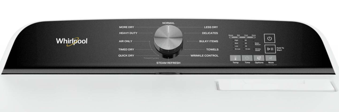 Tourbillon 7 Cu. Fort. Sécheuse électrique - Blanc - YWED6150PW | Sécheuse électrique Whirlpool de 7 pi³ - blanche - YWED6150PW