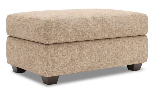 Fabriqué au Canada Canapé personnalisable Lab The Trunk 39 Pouf de rangement en tissu de chenille - Taupe de luxe | Pouf de rangement The Trunk de Sofa Lab de 39 po fabriqué au Canada en tissu de chenille - Taupe de luxe | TRUN2893