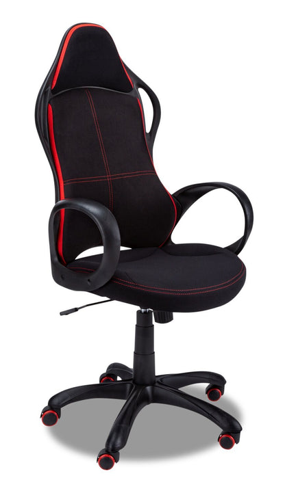 Skylar 26.5 Gaming Chair - Noir &amp; Rouge|Fauteuil de jeu Skylar de 26,5 po - noir et rouge
