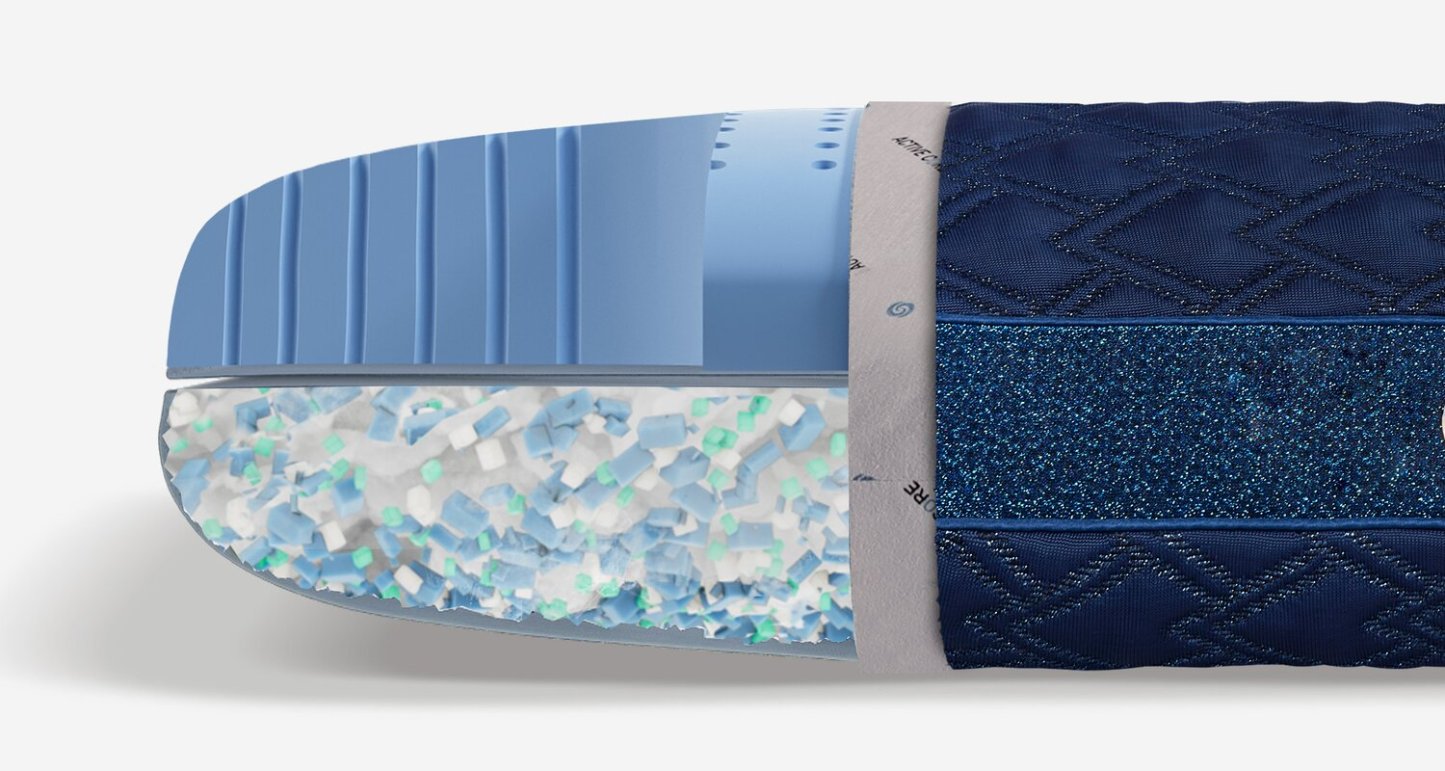 BEDGEAR Oreiller performant Night Ice 1.0 – Dormeur sur le ventre | Oreiller haute performance Night Ice 1.0 de BEDGEAR - pour dormir sur le ventre