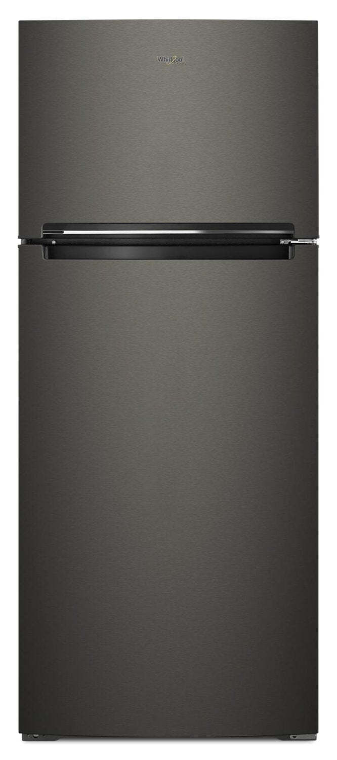 Réfrigérateur Whirlpool de 28 18 pi³ à congélateur supérieur - acier inoxydable noir - WRT518SZKV | Whirlpool 28 18 Cu. Ft. Top-Mount Refrigerator - Black Stainless - WRT5…