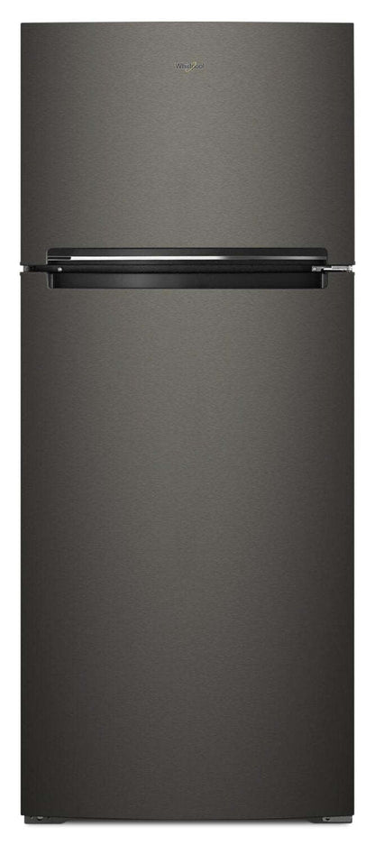 Réfrigérateur Whirlpool de 28 18 pi³ à congélateur supérieur - acier inoxydable noir - WRT518SZKV | Whirlpool 28 18 Cu. Ft. Top-Mount Refrigerator - Black Stainless - WRT5…