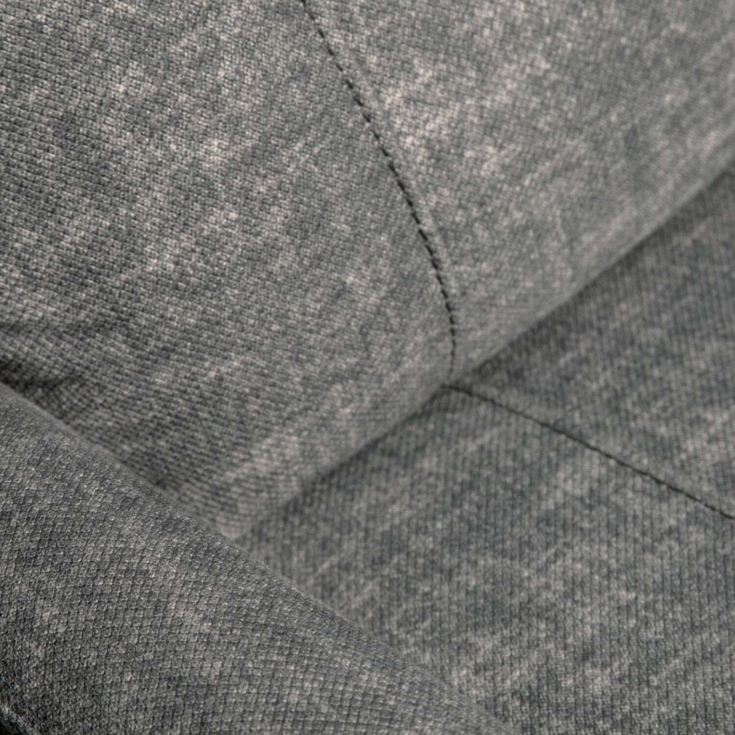 Jeffry 30.3 Fauteuil inclinable pivotant et coulissant en tissu velours - Gris | Fauteuil pivotant, coulissant et inclinable Jeffry de 30,3 po en tissu de velours - gris