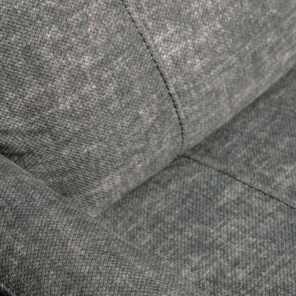 Jeffry 30.3 Fauteuil inclinable pivotant et coulissant en tissu velours - Gris | Fauteuil pivotant, coulissant et inclinable Jeffry de 30,3 po en tissu de velours - gris