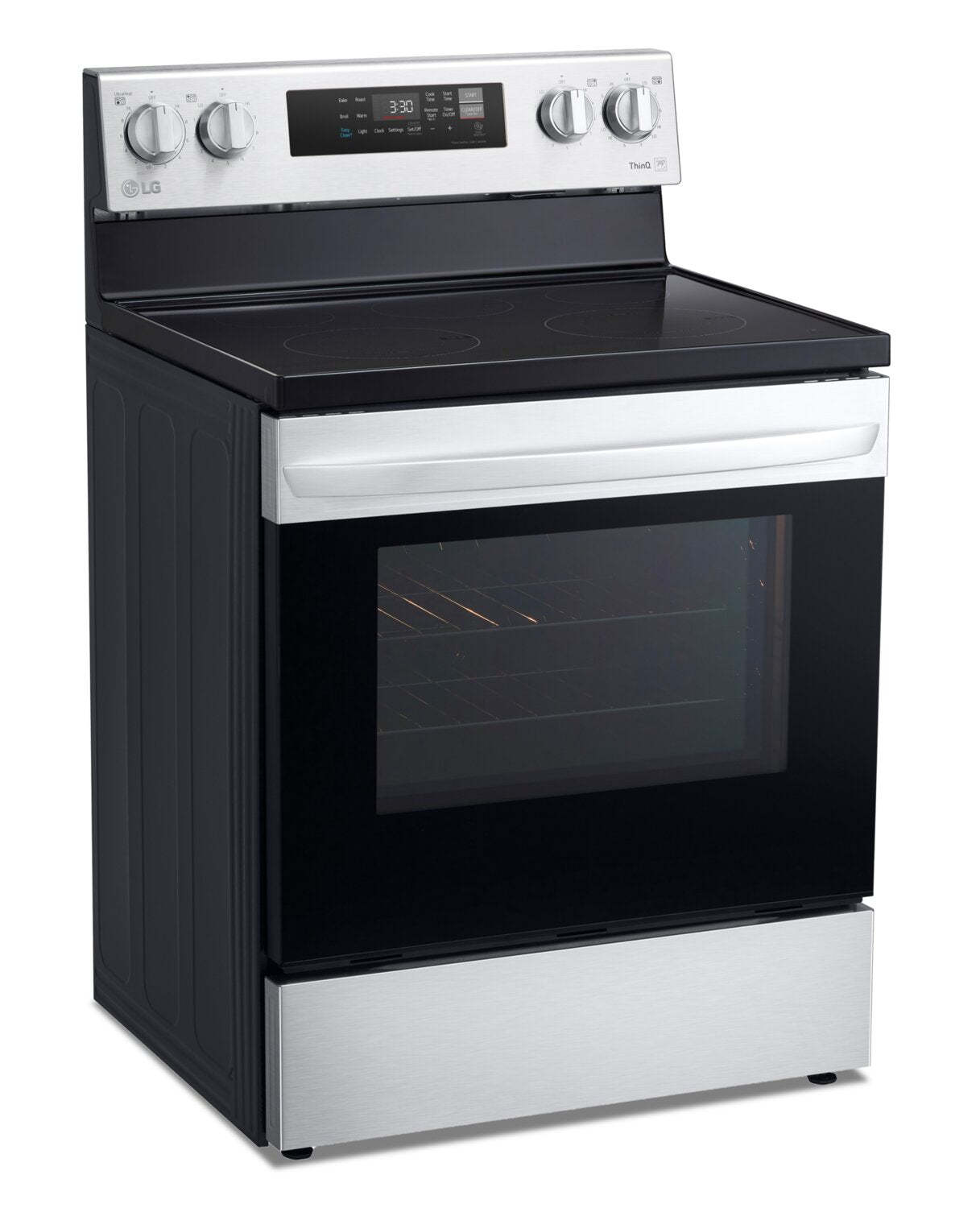 Cuisinière intelligente électrique LG de 6,3 pi³ avec EasyCleanMD - acier inoxydable - LREL6321S | LG 6.3 Cu. Ft. Smart Electric Range with EasyClean® - Stainless Steel - LREL6321S