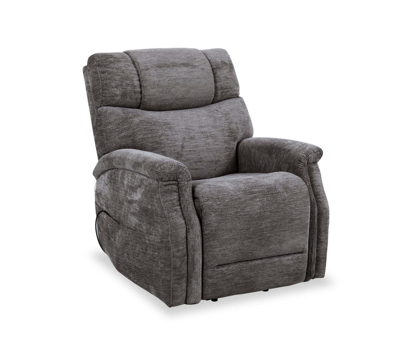 Claire 34 Fauteuil basculeur à inclinaison électrique en tissu de chenille - gris granite
