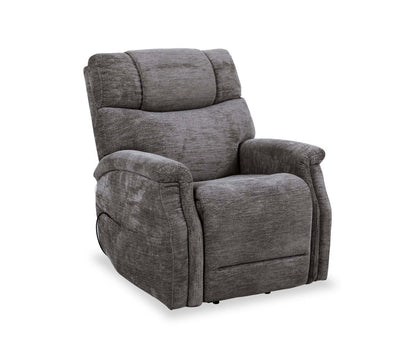 Claire 34 Fauteuil basculeur à inclinaison électrique en tissu de chenille - gris granite