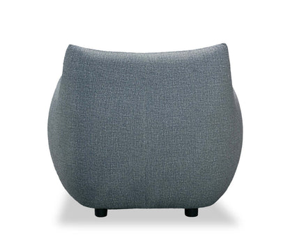 Luna 35.4 Fabric Accent Chair - Grey | Fauteuil d’appoint Luna 35,4 po en tissu - gris