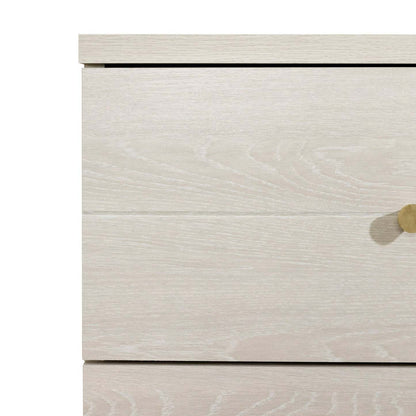 Commode de chambre à coucher Lake, 5 tiroirs, 29 L x 52 H, Fabriqué au Canada, Glam - Blanc | Commode verticale somptueuse Lake de 29 po (L) x 52 po (H) à 5 tiroirs pour la chambre à coucher, fabriquée au Canada - blanche