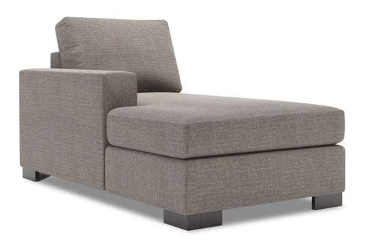 Sofa Lab Track LAF Chaise - Luna Smoke | Fauteuil long de droite Track de la collection Sofa Lab - Luna Smoke | TR242391