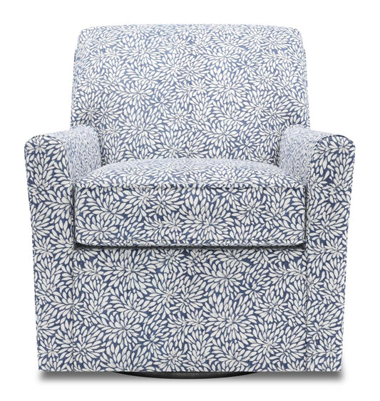 Fauteuil d’appoint pivotant personnalisable Sofa Lab de 31 po fabriqué au Canada en tissu - Spa multicolore | Fauteuil d’appoint pivotant Sofa Lab de 31 po fabriqué au Canada en tissu - Spa multicolore | SWIV1145