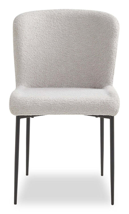 Alwin 5pc Dining Set with Table & 4 Chairs, Sintered Stone Top, Metal, 47.25W Round - Brown/Grey | Ensemble de salle à manger Alwin 5 pièces avec table ronde de 47,25 po et 4 chaises, dessus en pierre frittée, métal - brun/gris