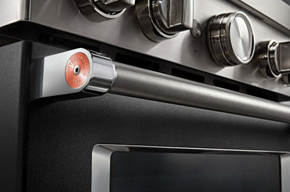 Kit médaillon de poignée de cuisinière de style commercial KitchenAid - W11368841CF | Trousse de médaillon KitchenAid pour poignée de cuisinière de style commercial - W11368841CF | W11368CF