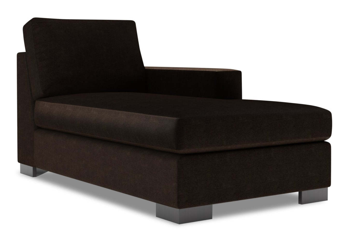 Sofa Lab Track RAF Chaise - Chocolat de luxe | Fauteuil long gauche Track de la collection Sofa Lab - Chocolat de luxe | TR283293