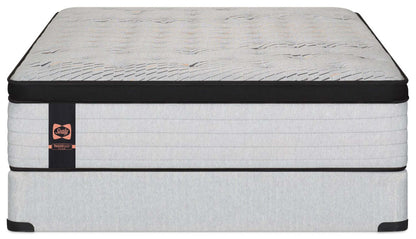 Ensemble de matelas à euro-plateau Bronson Posturepedic® Plus Sealy série 1000 pour lit double moyen | Ensemble de matelas semi-ferme Eurotop Bronson PosturepedicMD Plus de la série 1000 de Sealy pour lit simple | BRONSNTP