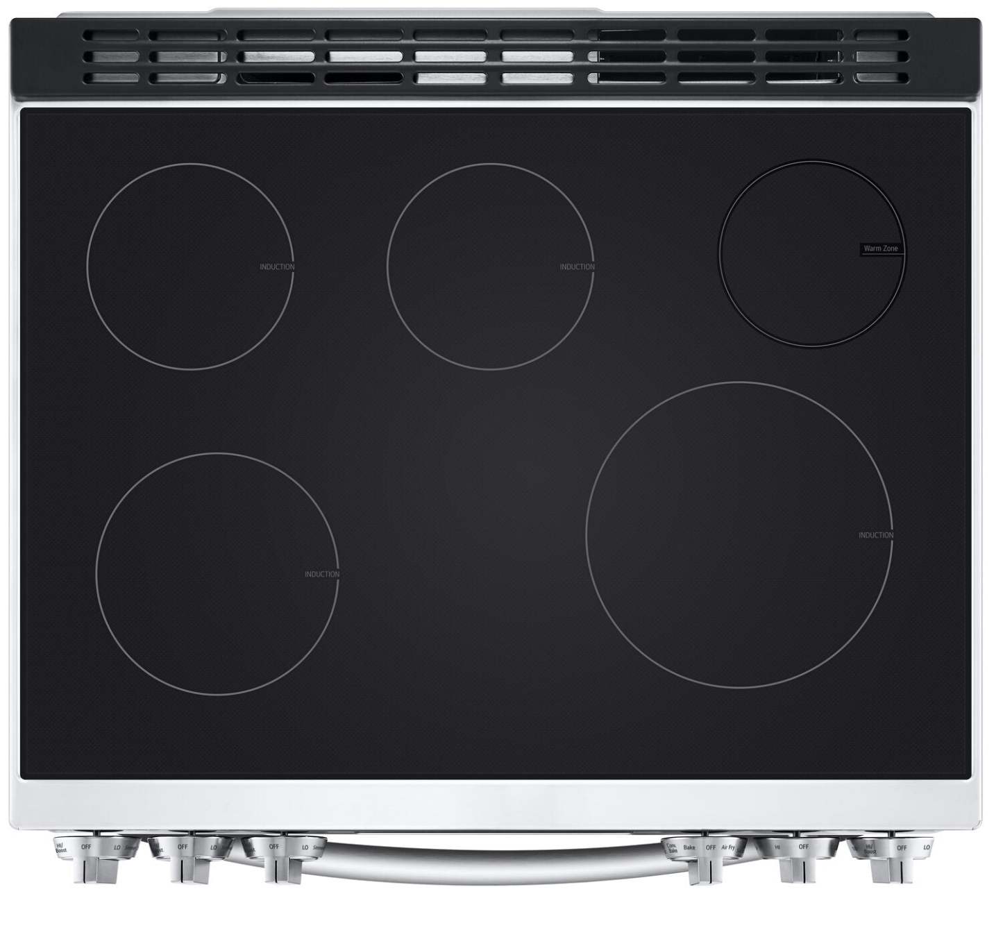 Cuisinière intelligente à induction LG de 6,3 pi³ avec hublot InstaViewMD et friture à air - acier inoxydable résistant aux traces - LSIL6…