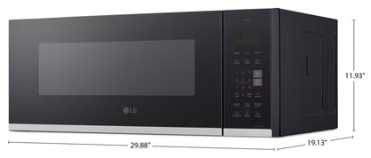 LG 1,3 Cu. Fort. Four à micro-ondes intelligent à profil bas - MVEF1323F | Quatre à micro-ondes à hotte intégrée intelligente à profil bas LG de 1,3 pi3 - MVEF1323F | MVEF132F