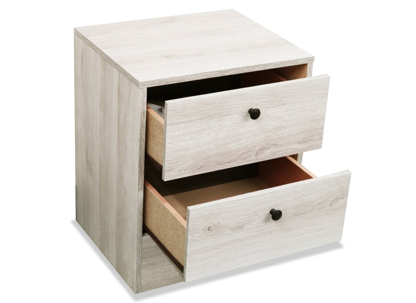Hart Bedside 2-Drawer Nightstand, 18.4W x 22.2H, Made in Canada - White | Table de nuit Hart de 18,4 po (L) x 22,2 po (H) à 2 tiroirs, fabriquée au Canada - blanche