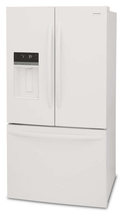 Réfrigérateur Frigidaire de 36 po et de 27,8 pi³ à profondeur standard à portes françaises - blanc - FRFS2823AW | Frigidaire 36 27,8 pi³ Réfrigérateur à portes françaises de profondeur standard - blanc …