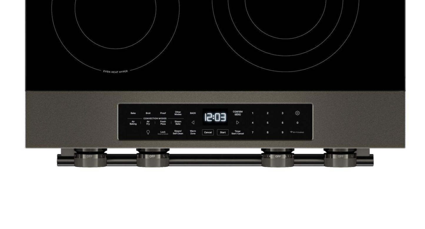 Cuisinière électrique KitchenAid de 30 po et de 5,3 pi³ - minerai noir - YKSES530SBE