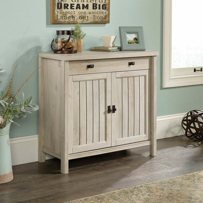 Costa 31.3 Accent Storage Cabinet - Chalked Chestnut|Armoire de rangement décoratif Costa de 31,3 po - marron blanc