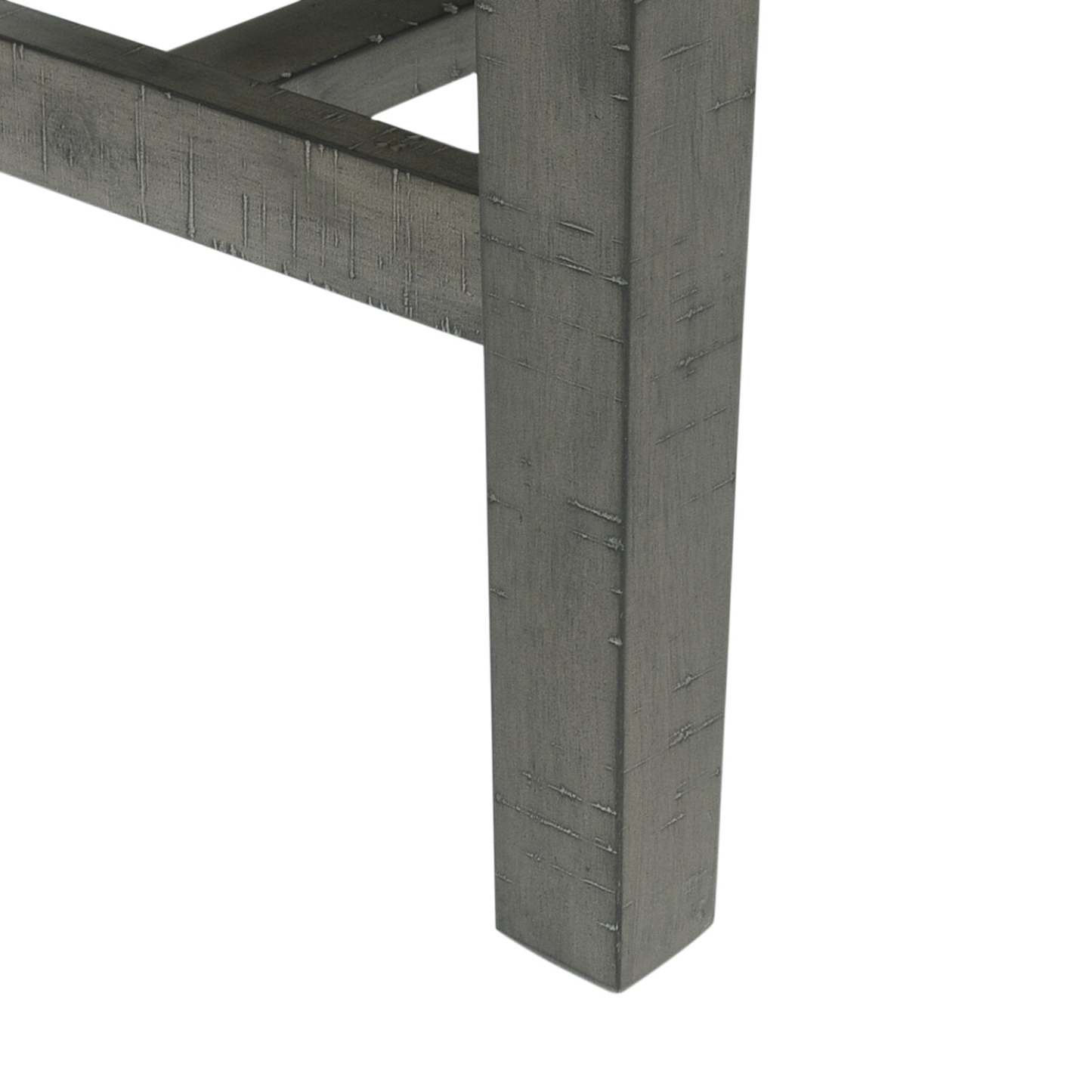 Banc de salle à manger Alto avec tissu d'apparence lin, 46 W - Gris | Banc de salle à manger Alto de 46 po (L) en tissu d'apparence lin - gris