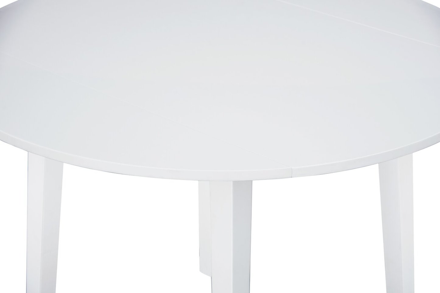 Bryn Drop-Leaf Dining Table, 42 Round - White | Table de salle à manger ronde Bryn de 42 po avec abattant - blanche